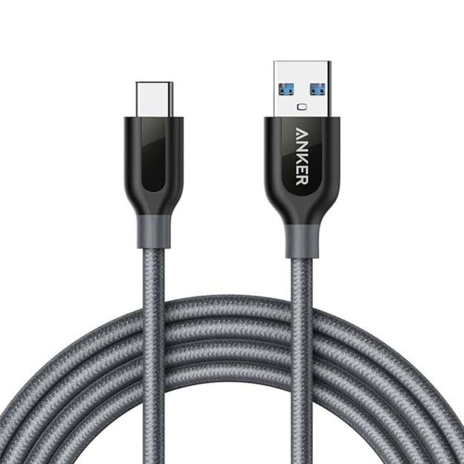 Anker Powerline+ USB Type C Cable USB C to USB 2.0 Cable (1.8M) - Grey