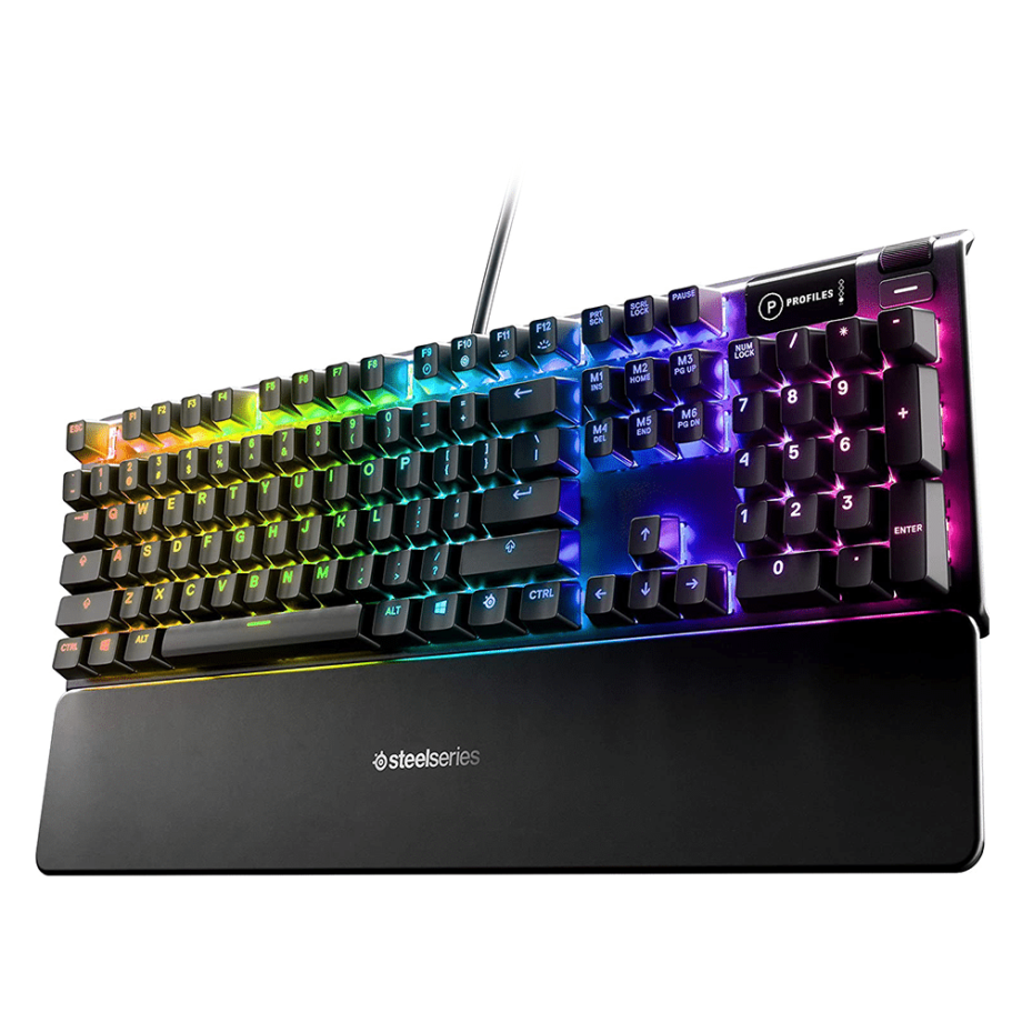 SteelSeries Apex 5 Hybrid RGB Mechanical Gaming Keyboard (Blue Switch)