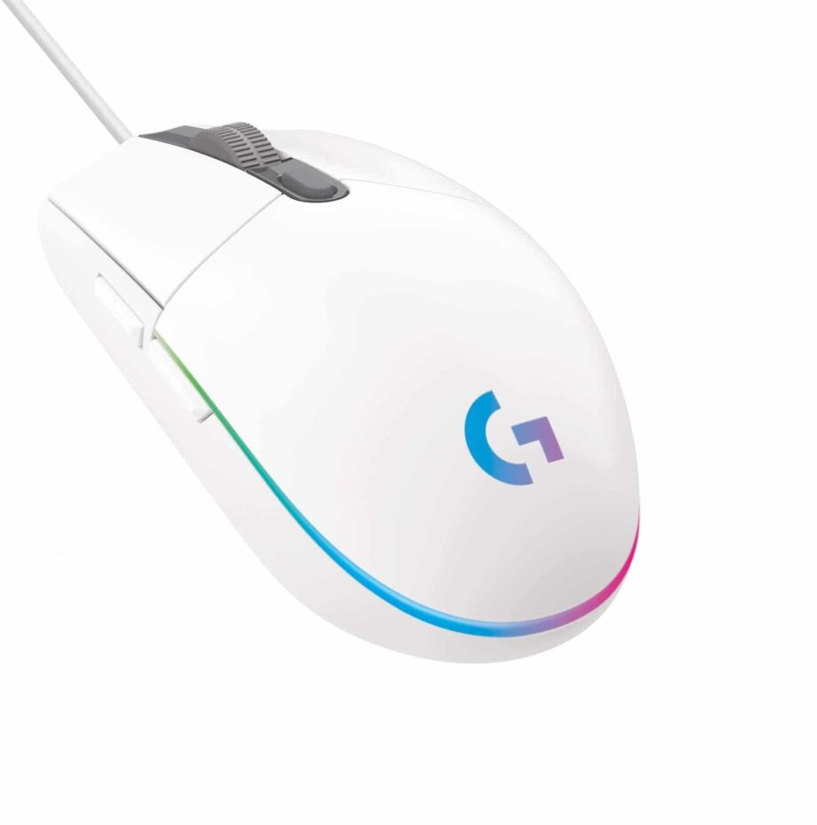 Logitech G203 Lightsync RGB 8,000DPI Gaming Mouse - White