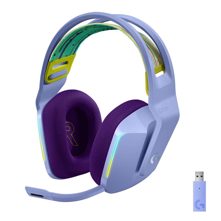 Logitech G733 LIGHTSPEED Wireless Gaming Headset - Lilac