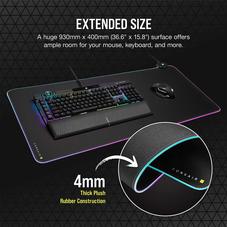 Corsair MM700 RGB Extended Cloth Gaming Mouse Pad - XXL