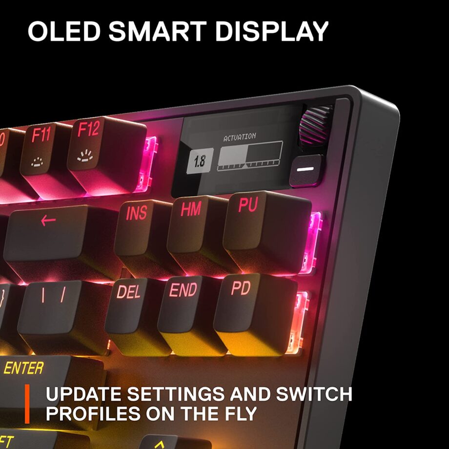 SteelSeries Apex Pro TKL 2023 Edition - World's Fastest Mechanical Gaming Keyboard