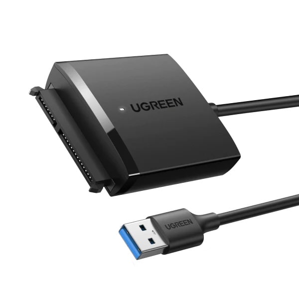 UGREEN 2.5” & 3.5” SATA HDD to USB 3.0 Adapter Cable Computer Hardware  |  Storage  |  SSD | HDD   |