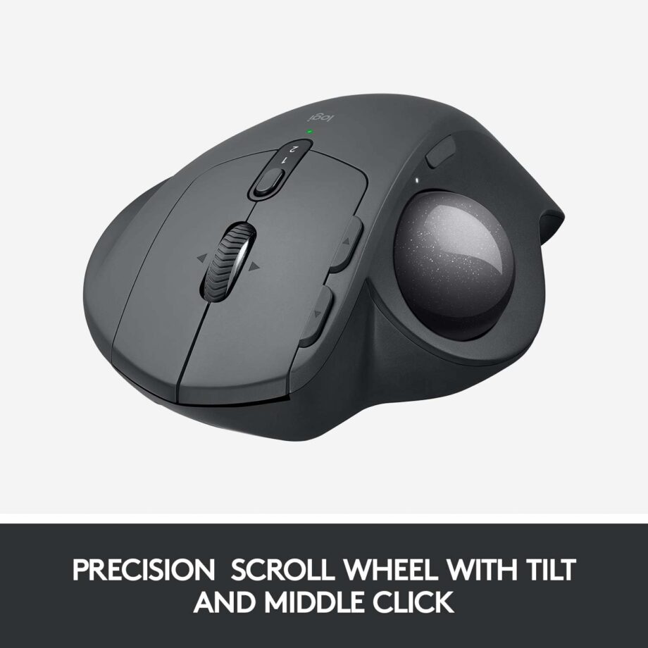 Logitech MX Ergo Ergonomic Design Wireless Trackball Mouse