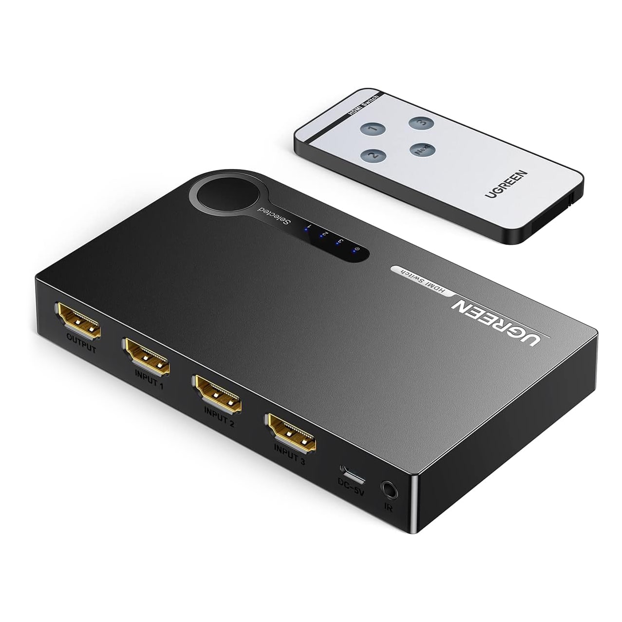 UGREEN 3 In 1 Out HDMI 4K 30Hz Switcher Splitter Brands  |  UGREEN  |