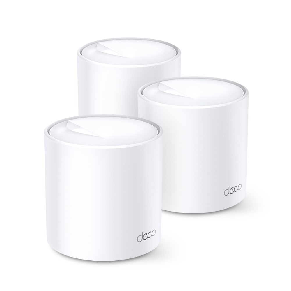 TP-Link Deco X60 AX5400 Whole Home Mesh Wi-Fi 6 System (3-Pack) Computer Hardware  |  Network  |  Whole Home Wi-Fi  |