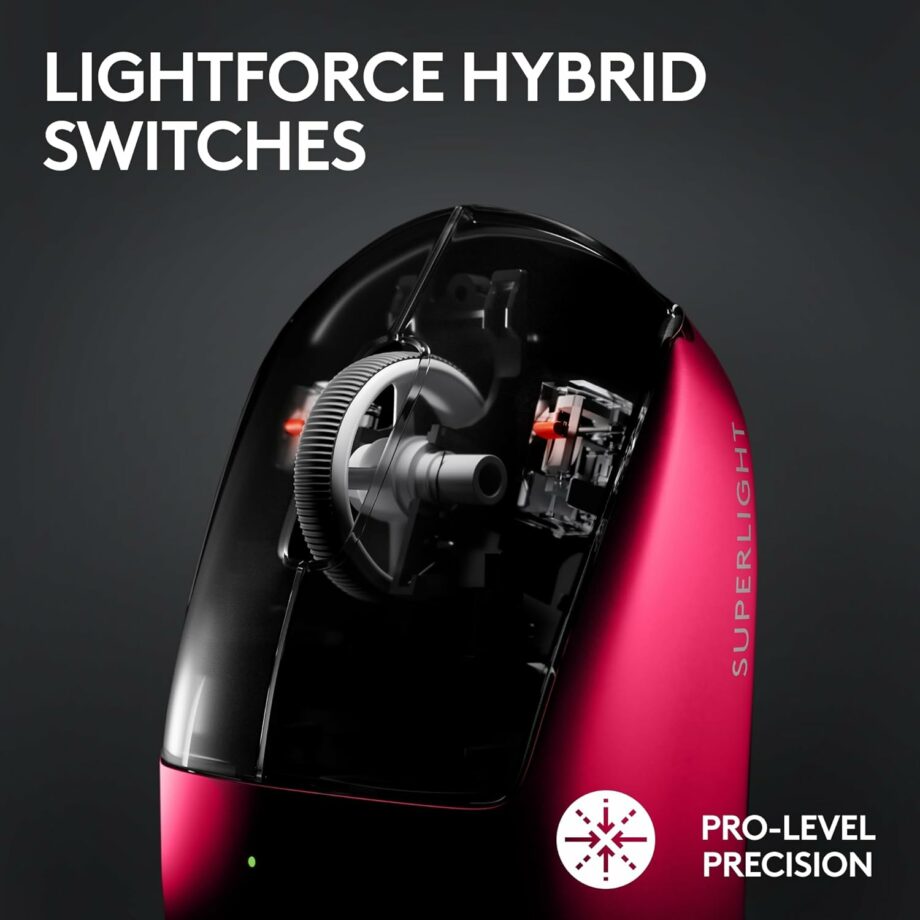 Logitech G PRO X SUPERLIGHT 2 LIGHTSPEED Wireless Gaming Mouse - Magenta