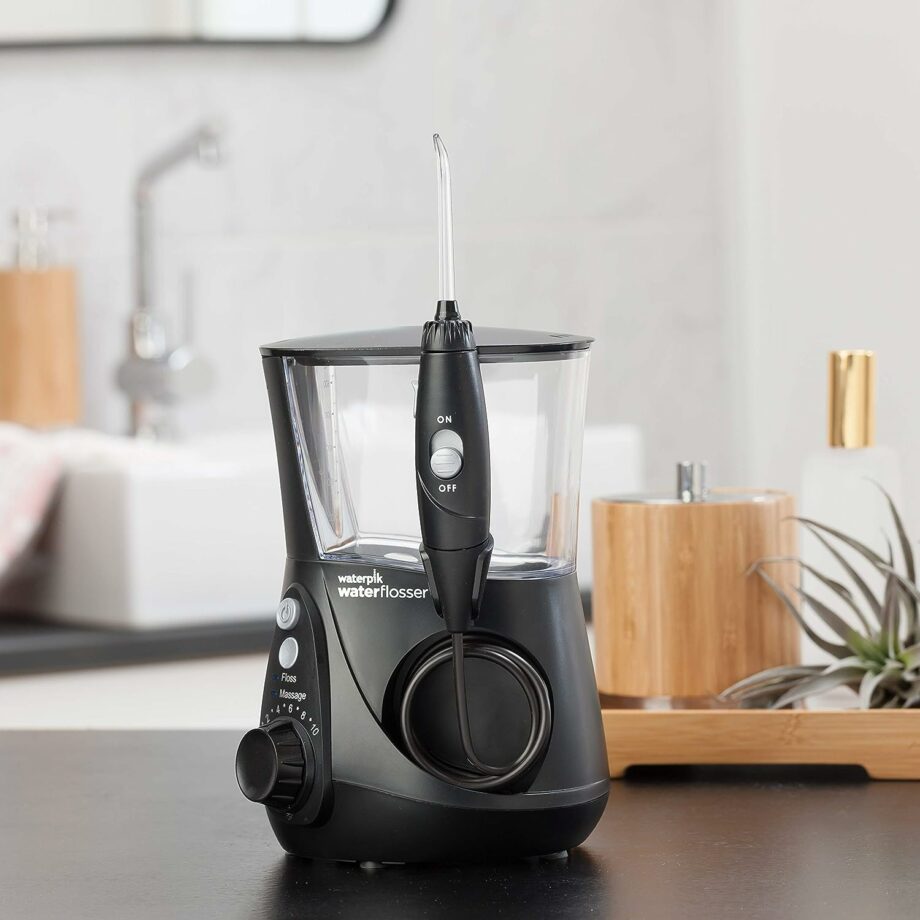 Waterpik Ultra Professional Water Flosser with 7 Tips and Advanced Pressure Control System - Black