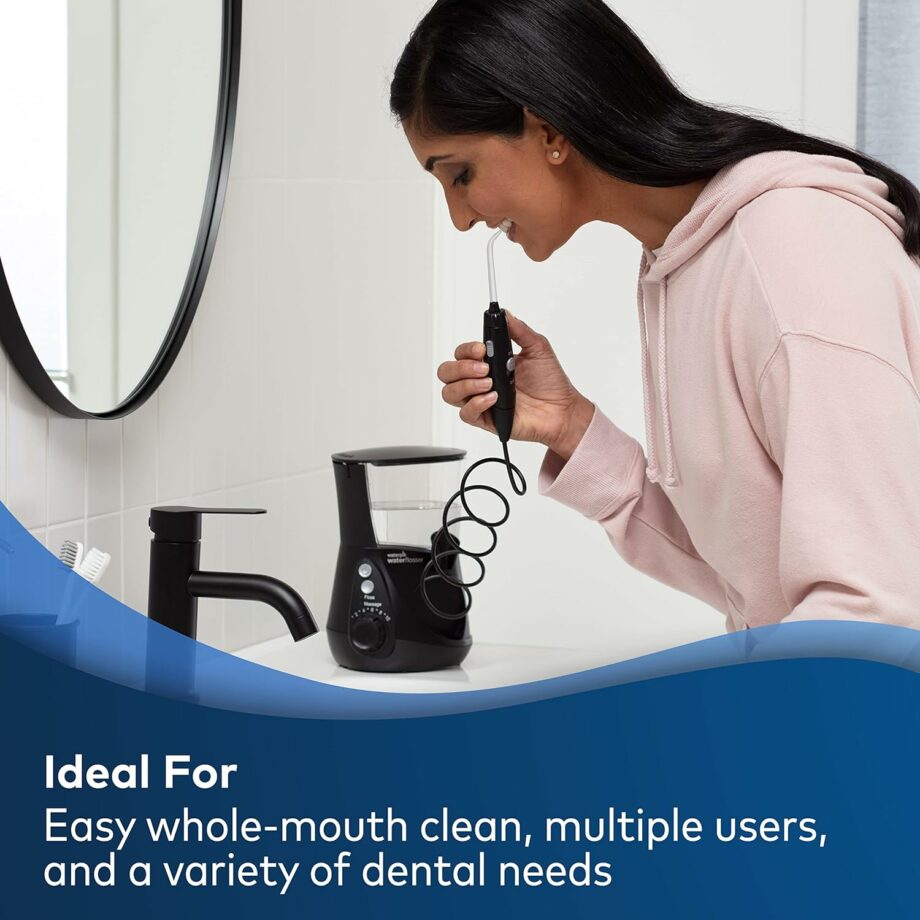 Waterpik Ultra Professional Water Flosser with 7 Tips and Advanced Pressure Control System - Black