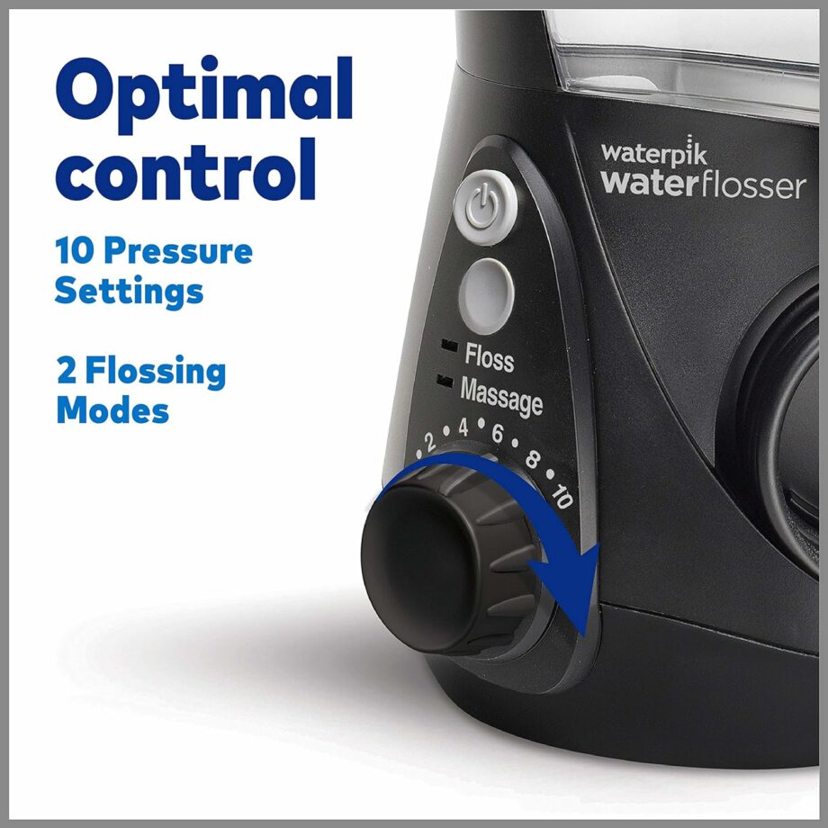 Waterpik Ultra Professional Water Flosser with 7 Tips and Advanced Pressure Control System - Black