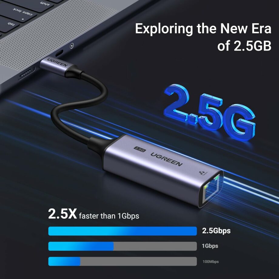 UGREEN Thunderbolt 3 USB C 2.5G Gigabit Ethernet Network Adapter