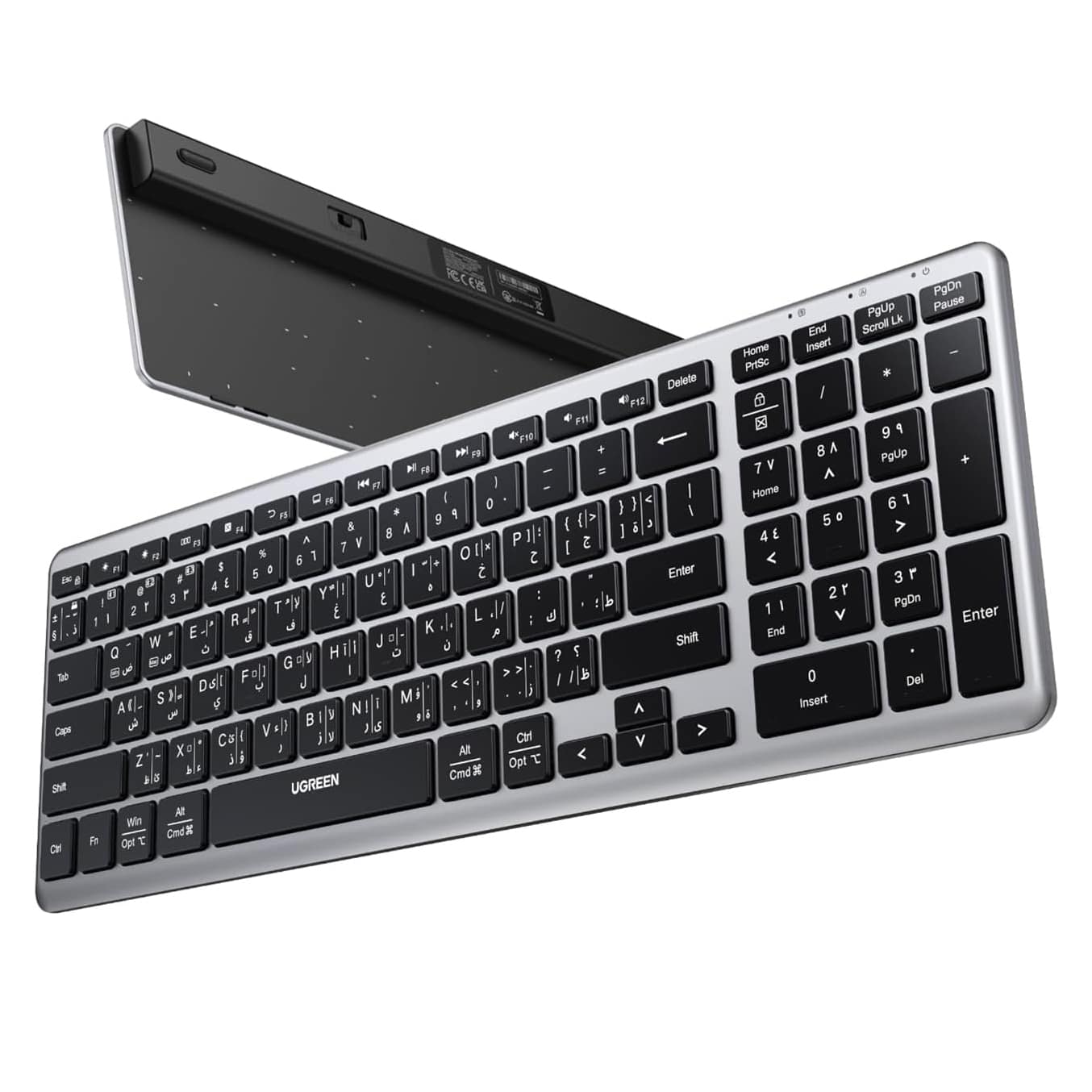 UGREEN Ultra-Slim Multi-Device USB or Bluetooth Wireless Keyboard   |  Computer Accessories  |  Keyboards  |  Wireless keyboards  |