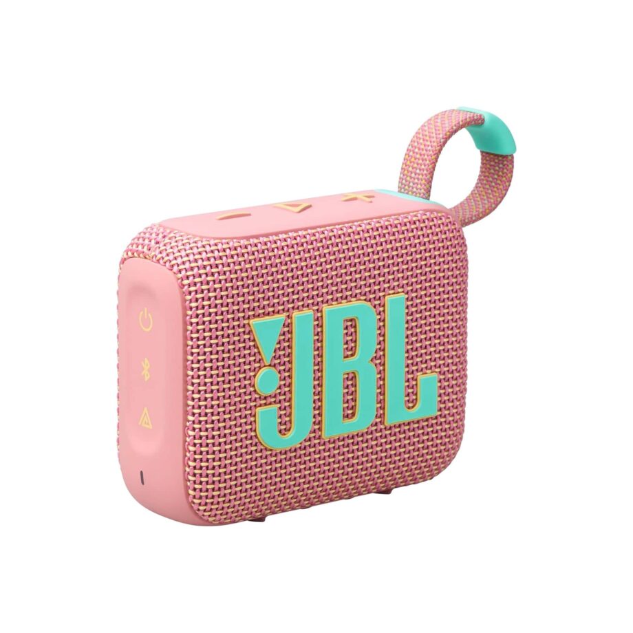 JBL GO 4 Waterproof Ultra Portable Bluetooth Speaker – Pink