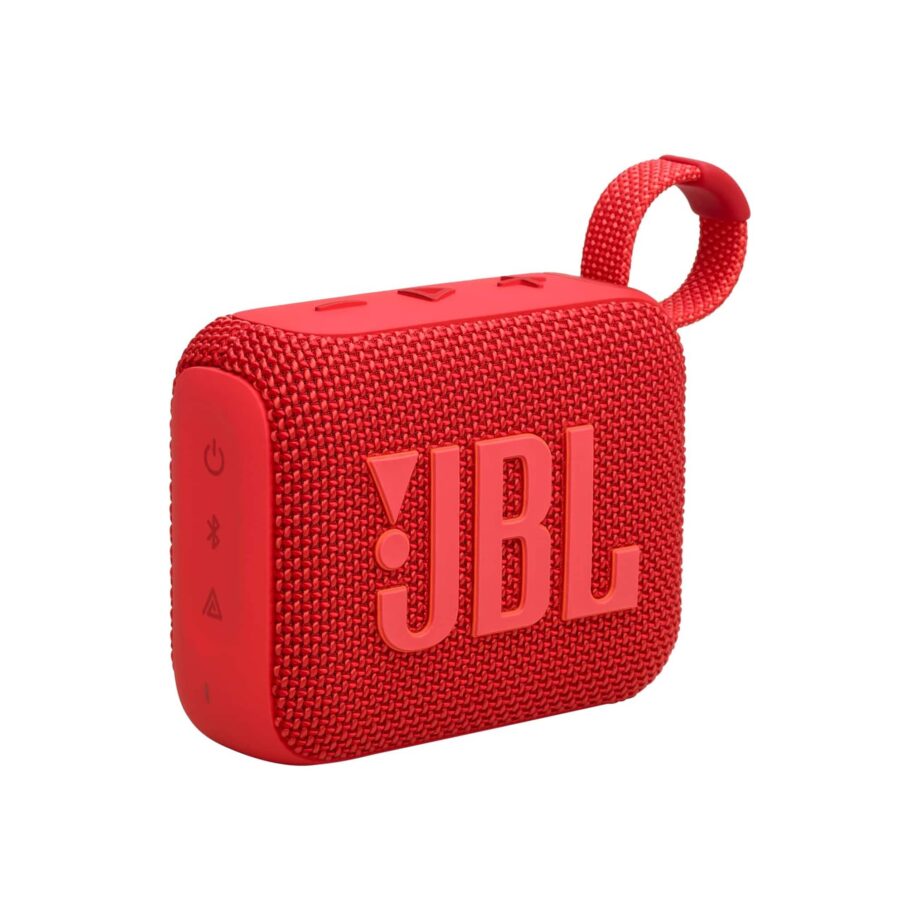 JBL GO 4 Waterproof Ultra Portable Bluetooth Speaker – Red