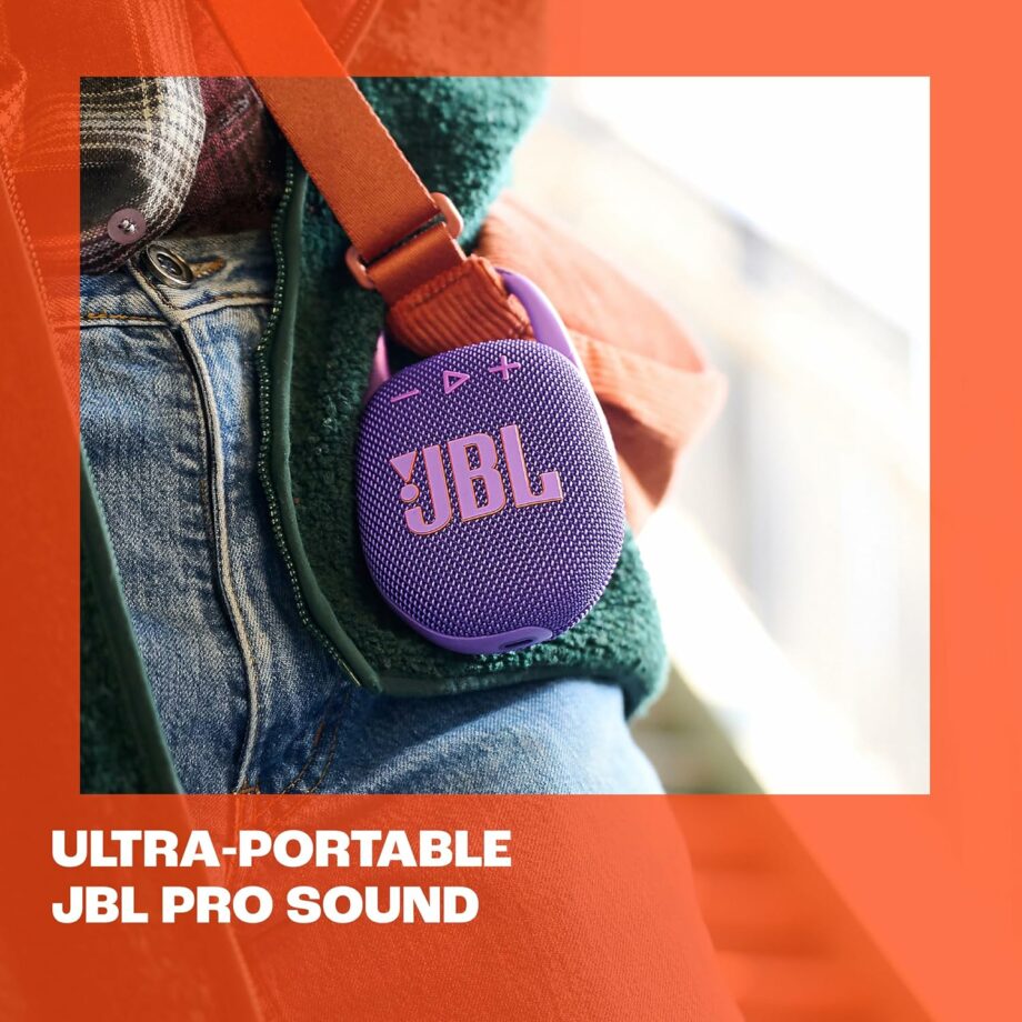 JBL Clip 5 Portable Waterproof Wireless Bluetooth Speaker - White