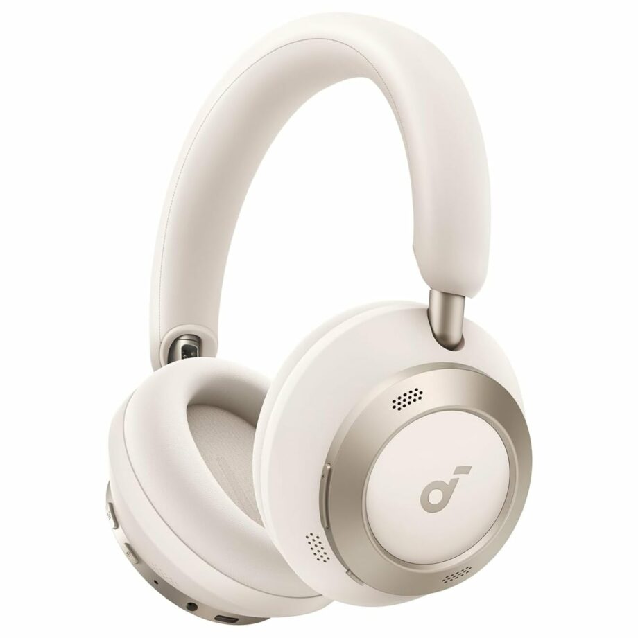 Anker Soundcore Space One Pro Adaptive Noise Cancelling Headphones - White