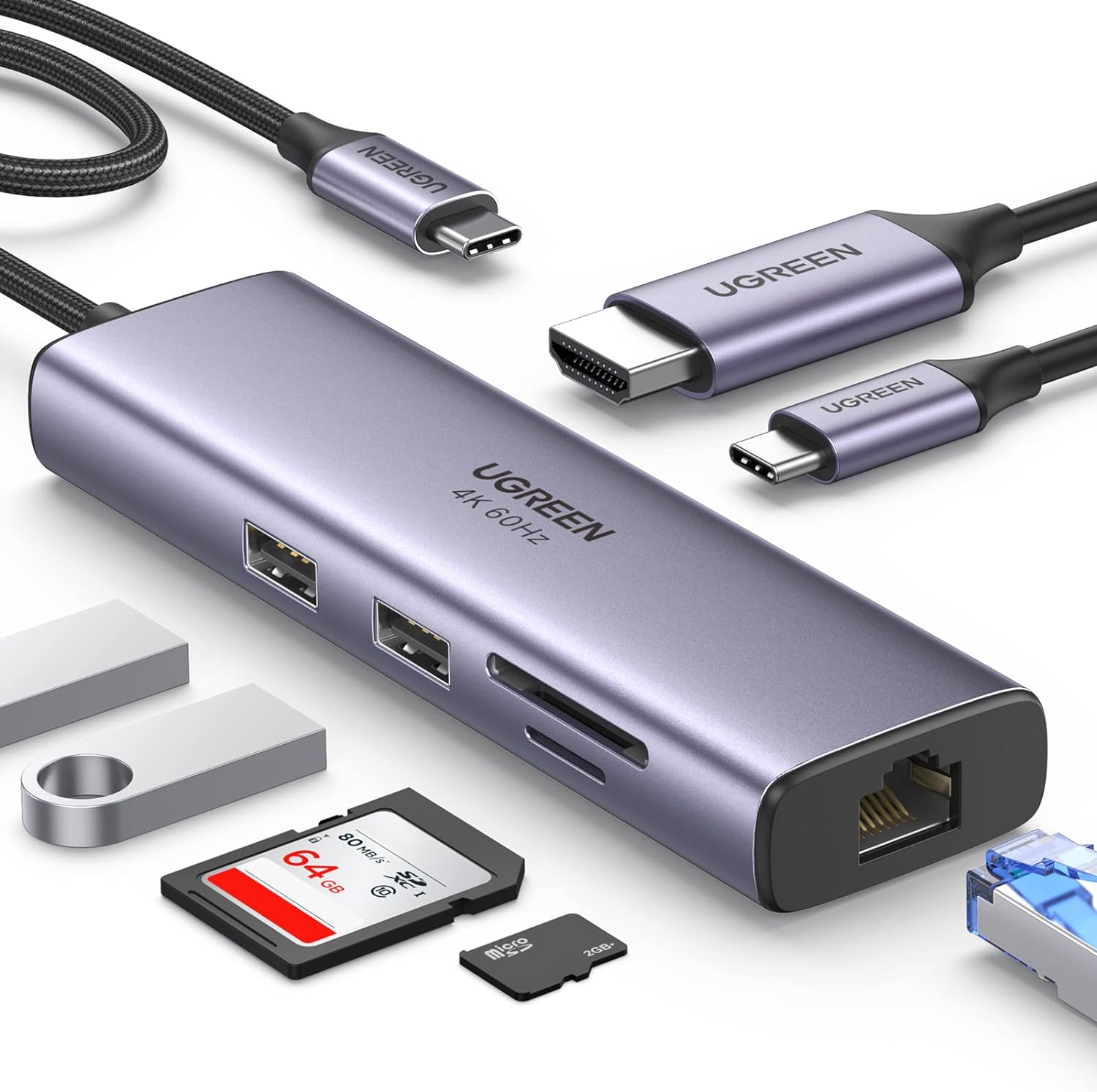 UGREEN Revodok 7 in 1 USB C Hub   |  Cables, Adapters & Hubs  |  USB-C Adapters and Hubs  |