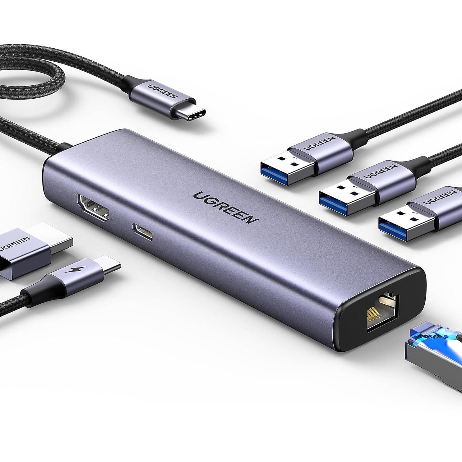 UGREEN Revodok 6 in 1 USB C Hub   |  Cables, Adapters & Hubs  |  USB-C Adapters and Hubs  |