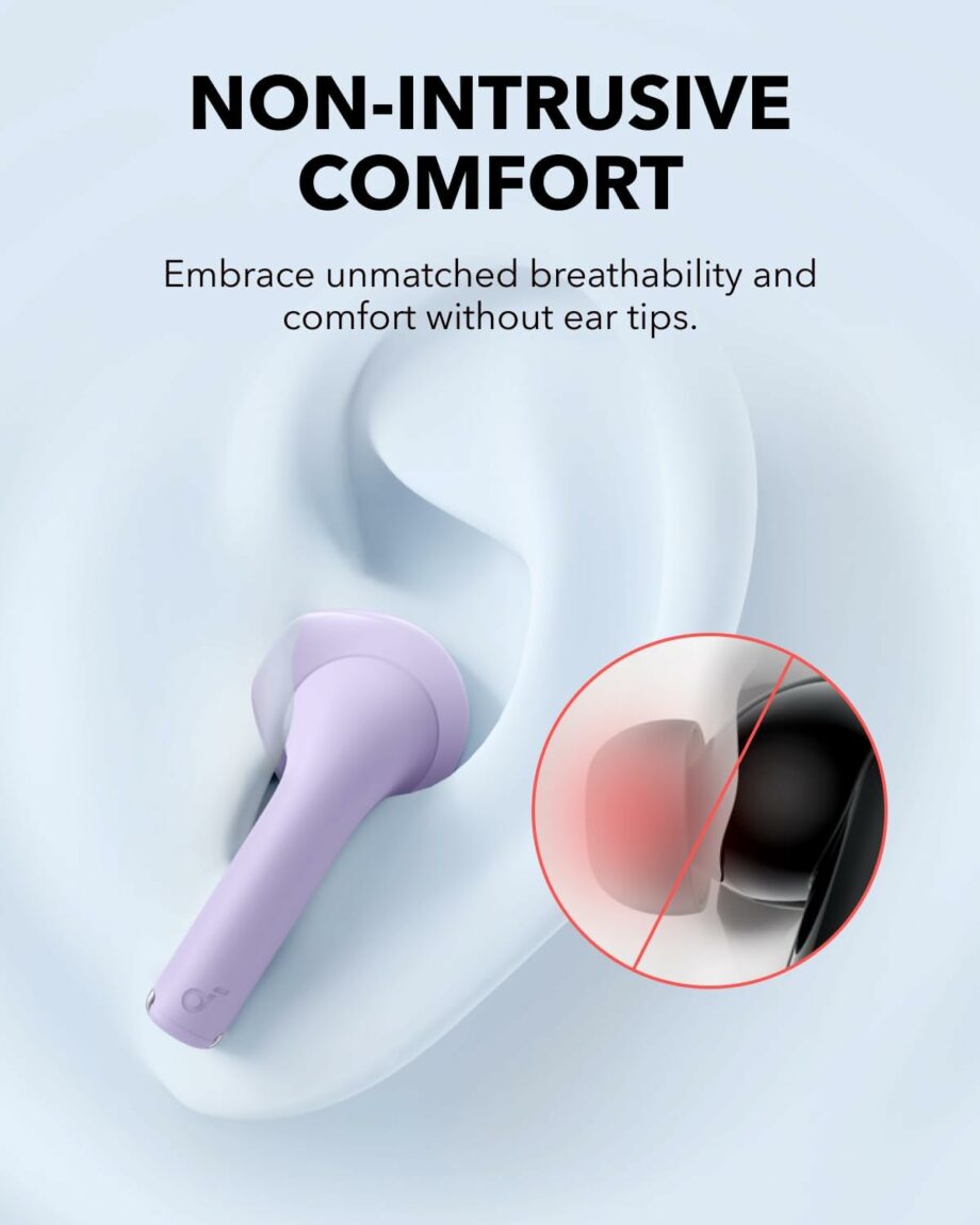 Anker Soundcore K20i Semi-in-Ear True Wireless Earbuds - Pruple