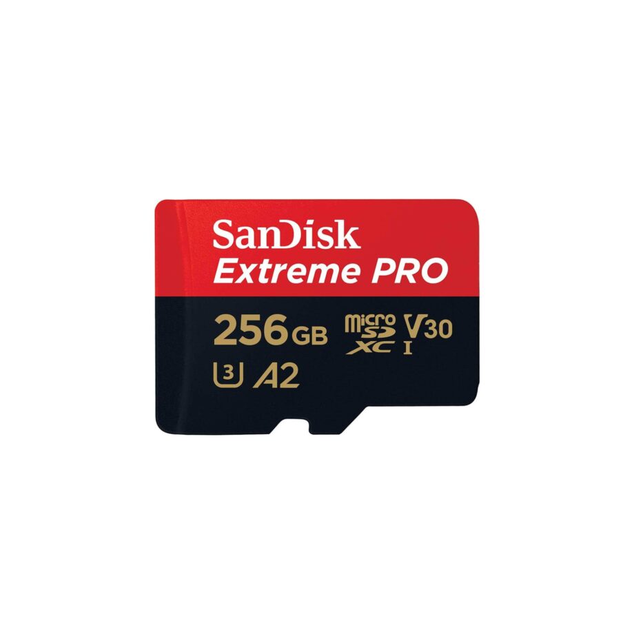 SanDisk 256GB Extreme PRO Micro SD Memory Card + Adapter - 200MB/s