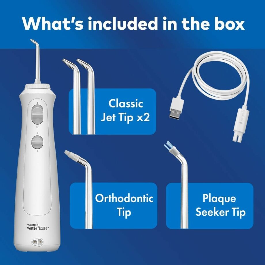 Waterpik Portable Rechargeable Cordless Pearl Water Flosser