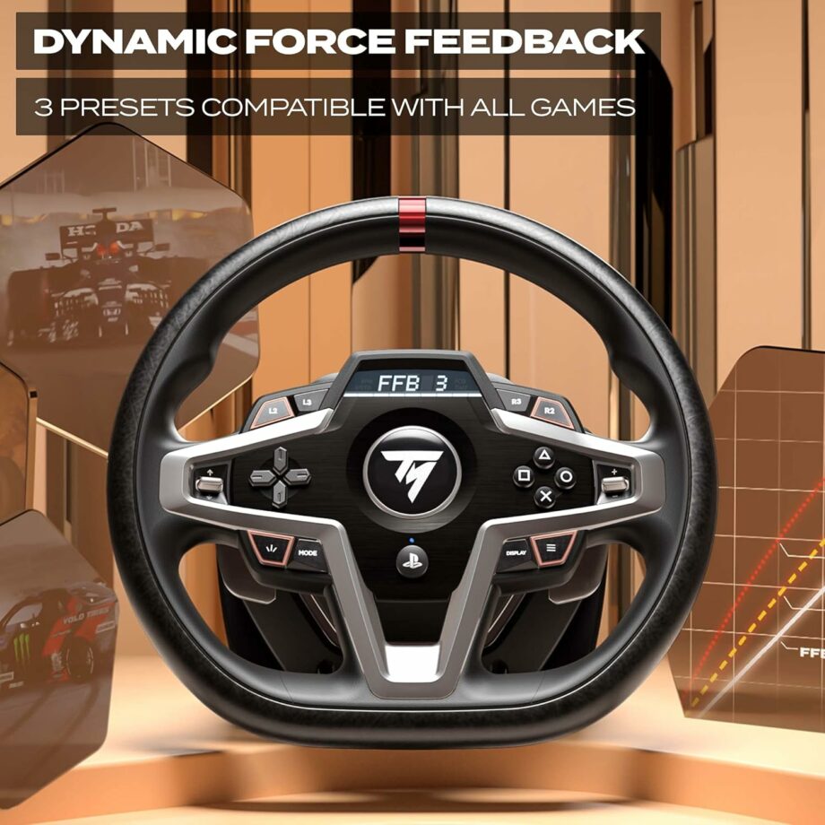 Thrustmaster T248 High-Performance Racing Wheel and Pedal Set with Force Feedback for PlayStation 5, PlayStation 4, and PC (Pre-Order)