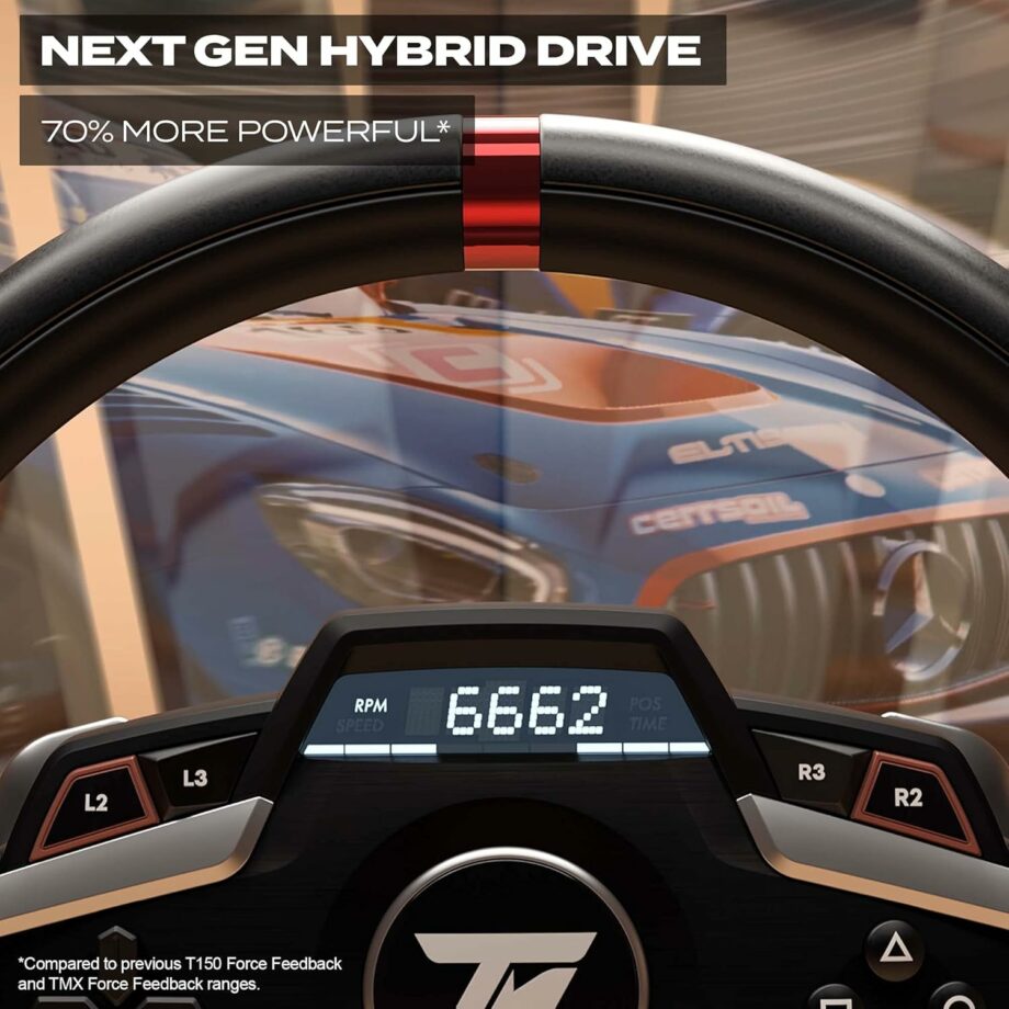 Thrustmaster T248 High-Performance Racing Wheel and Pedal Set with Force Feedback for PlayStation 5, PlayStation 4, and PC (Pre-Order)