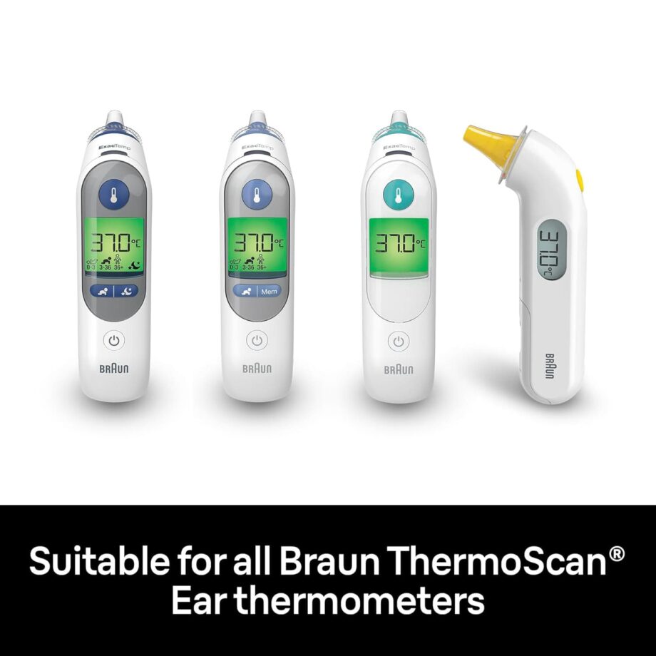 Braun ThermoScan Hygiene Caps Compatible with Braun ThermoScan Ear Thermometers - 40 pcs