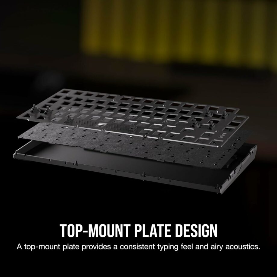 Corsair K65 PLUS Wireless 75% RGB Hot-Swappable Mechanical 2.4GHz Bluetooth Linear Gaming Keyboard