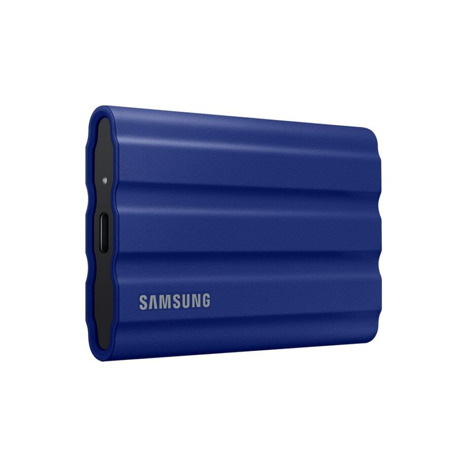 Samsung T7 Shield 2TB Rugged Water & Dust Resistant 1050MB/s Portable SSD - Blue