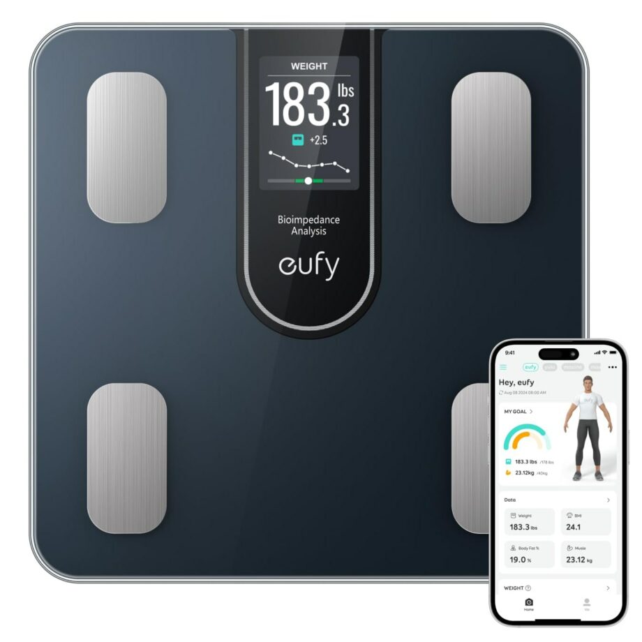 Anker Eufy C20 Smart Scale with Large TFT Screen and 16 Metrics