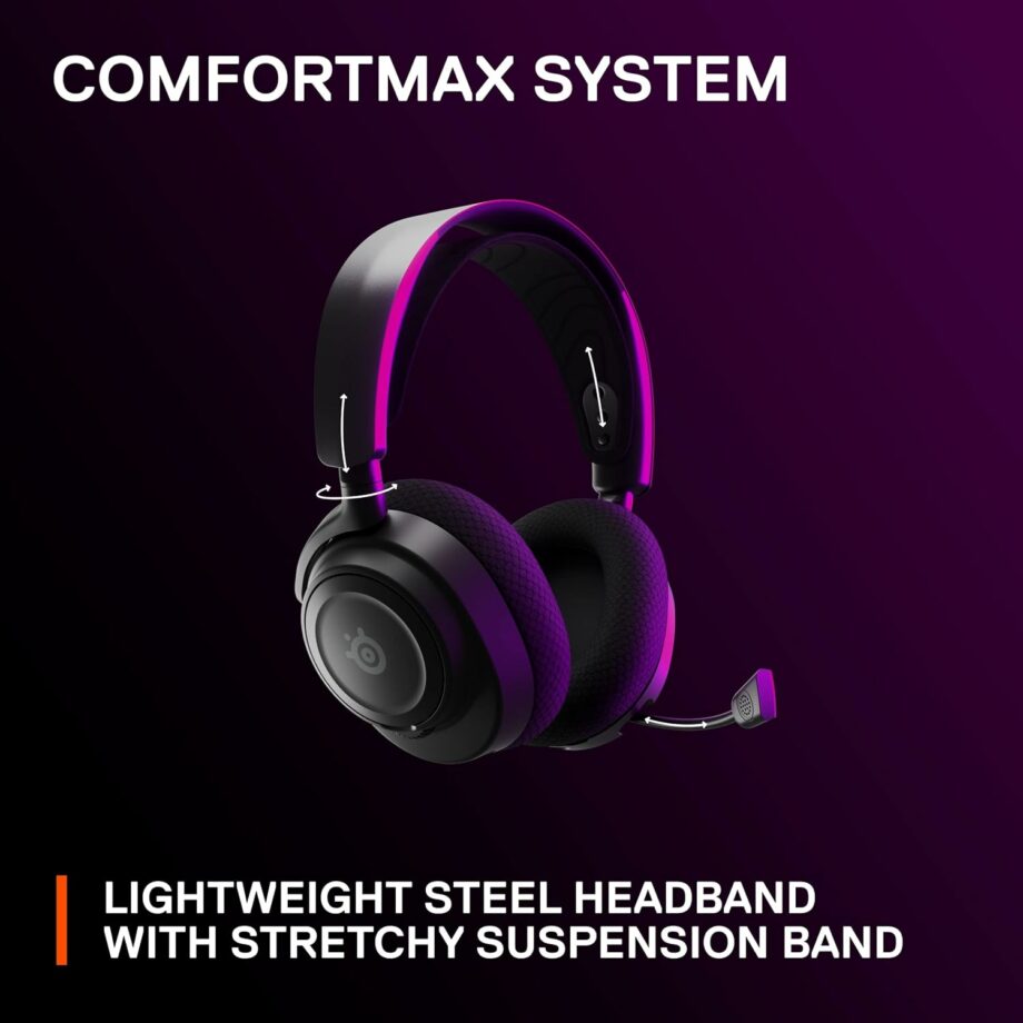 SteelSeries Arctis Nova 7 Wireless Multi-Platform Gaming Headset - Black