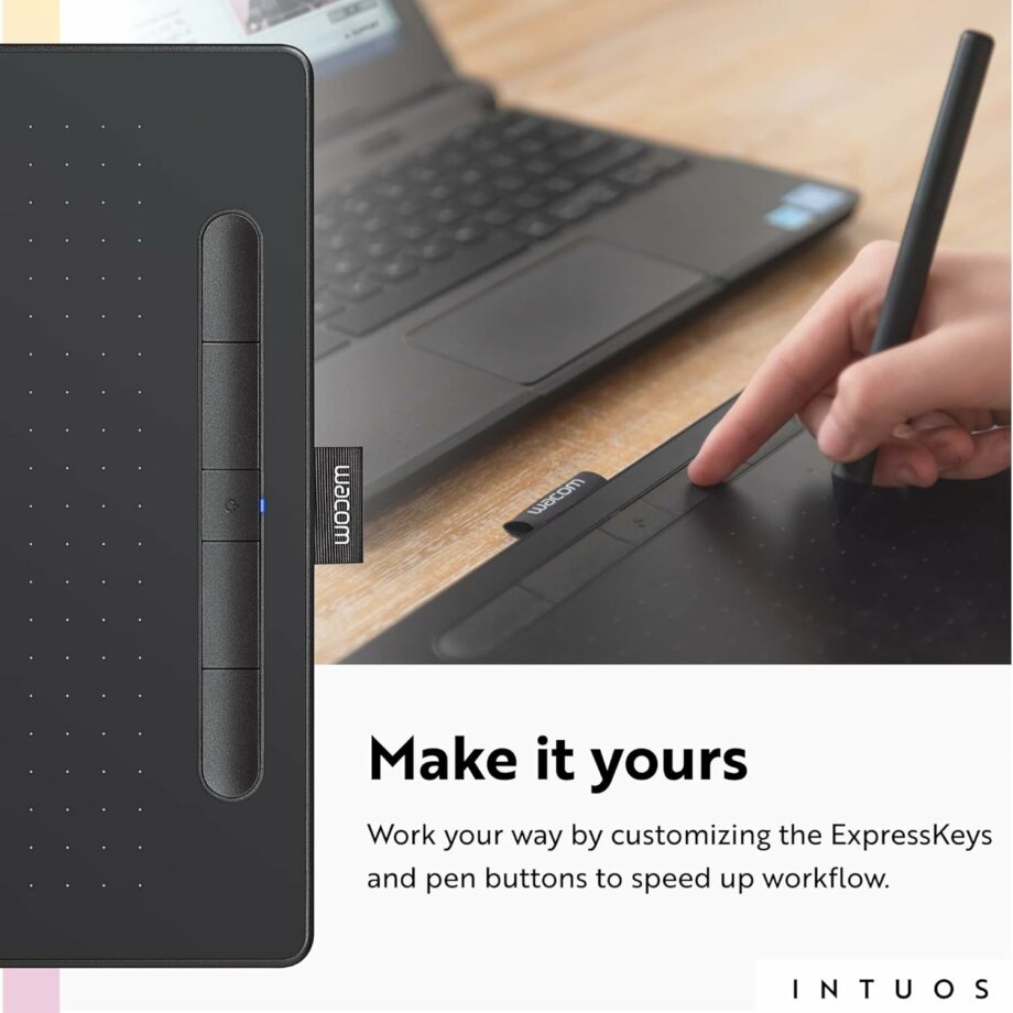 Wacom Intuos Medium Bluetooth Graphics Drawing Tablet