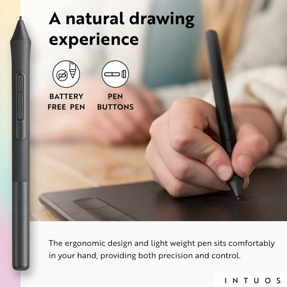 Wacom Intuos Medium Bluetooth Graphics Drawing Tablet