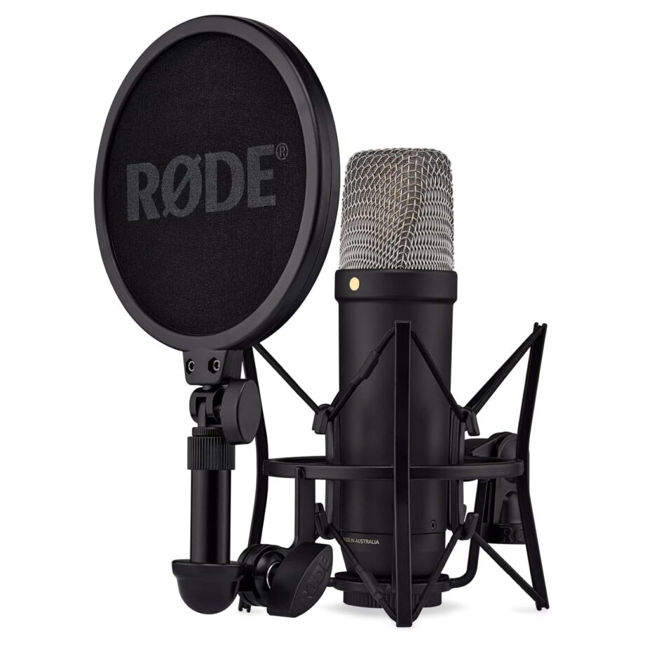 Rode NT1 5th Generation Large-diaphragm Studio Condenser Microphone with XLR and USB Outputs - Black (Pre-Order)