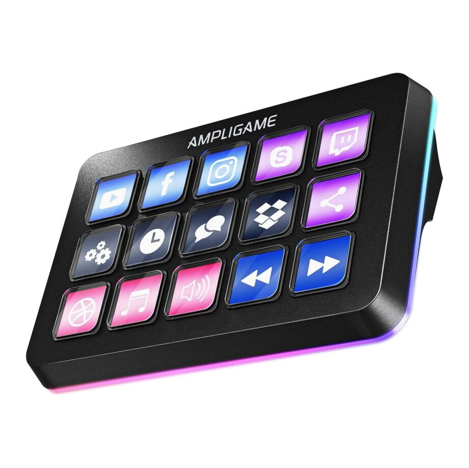 FIFINE Ampligame D6 Control Pad With 15 Customized Keys And Software