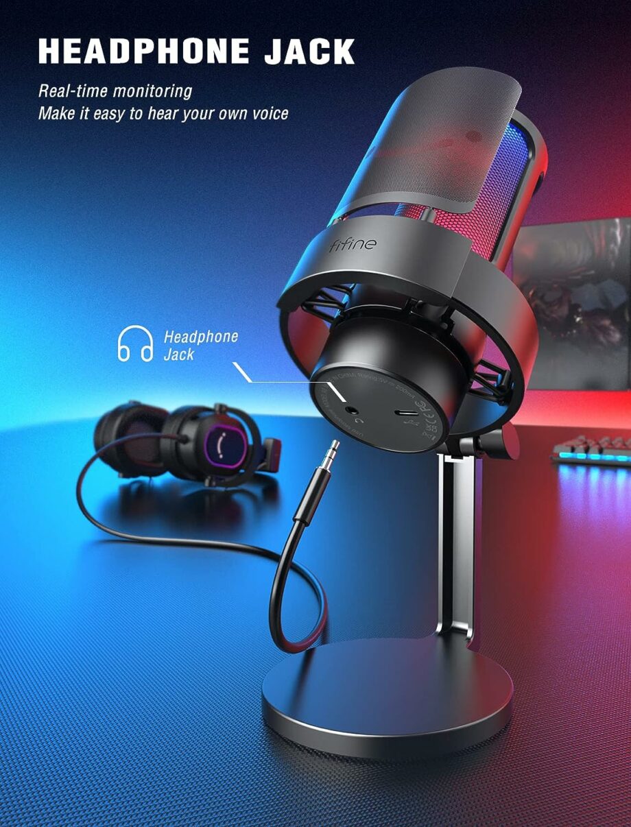 FIFINE Ampligame A8 USB Gaming Microphone