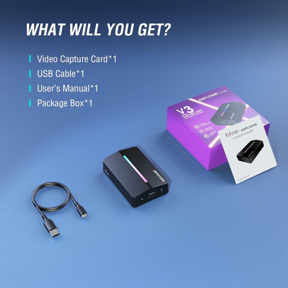 FIFINE Ampligame V3 Video Capture Card