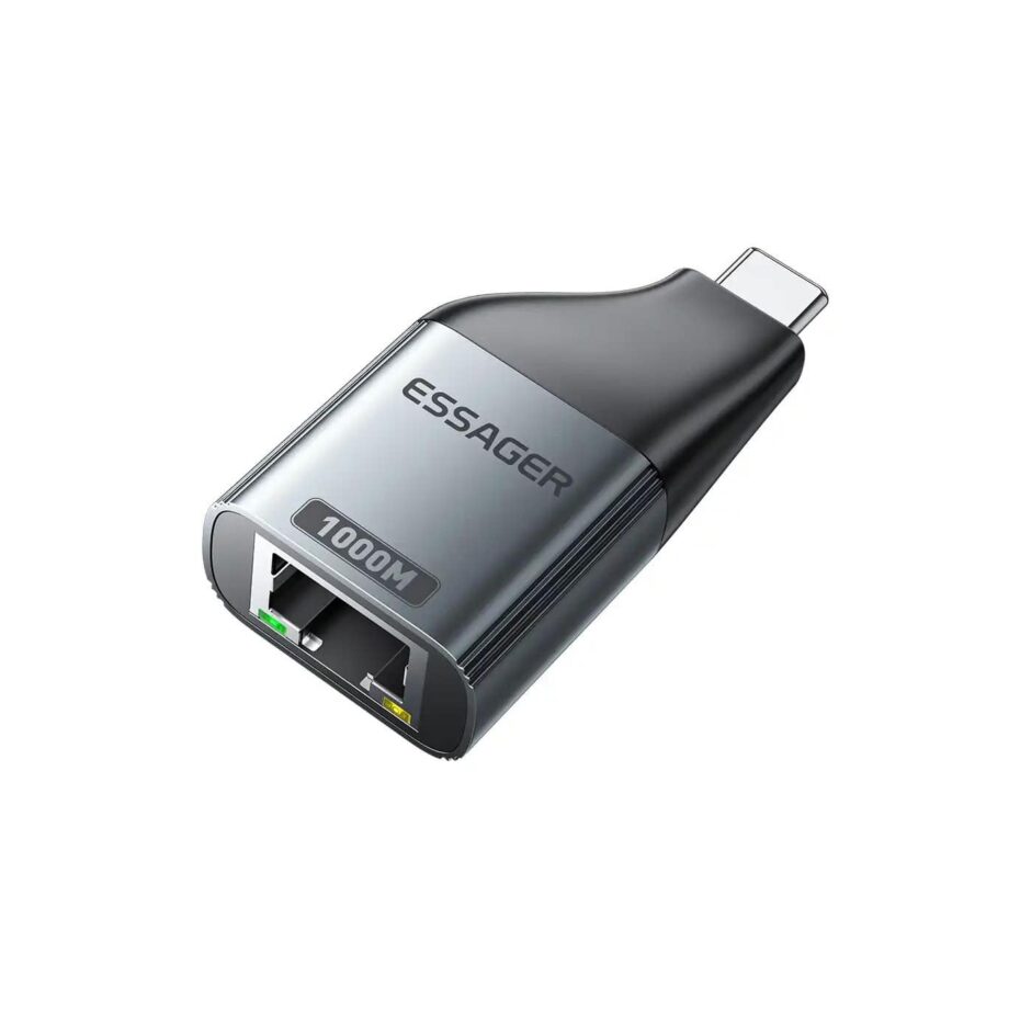 Essager USB Type C to Ethernet 1000Mbps Gigabit Adapter