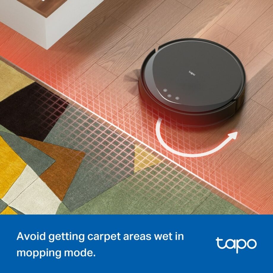 TP-Link Tapo RV20 Max Plus 5300Pa Suction MagSlim™ LiDAR Navigation Robot Vacuum and Mop with Auto-Empty Dock