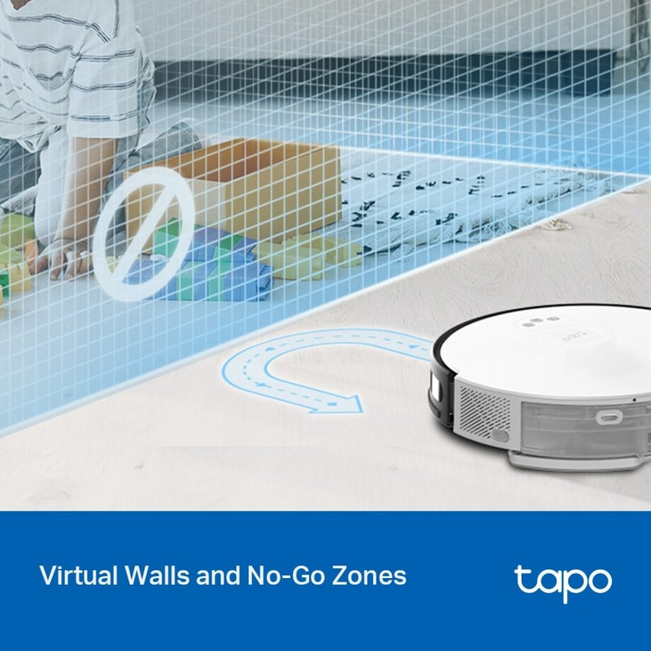 TP-Link Tapo RV20 Mop MagSlim™ LiDAR Navigation Robot Vacuum & Mop