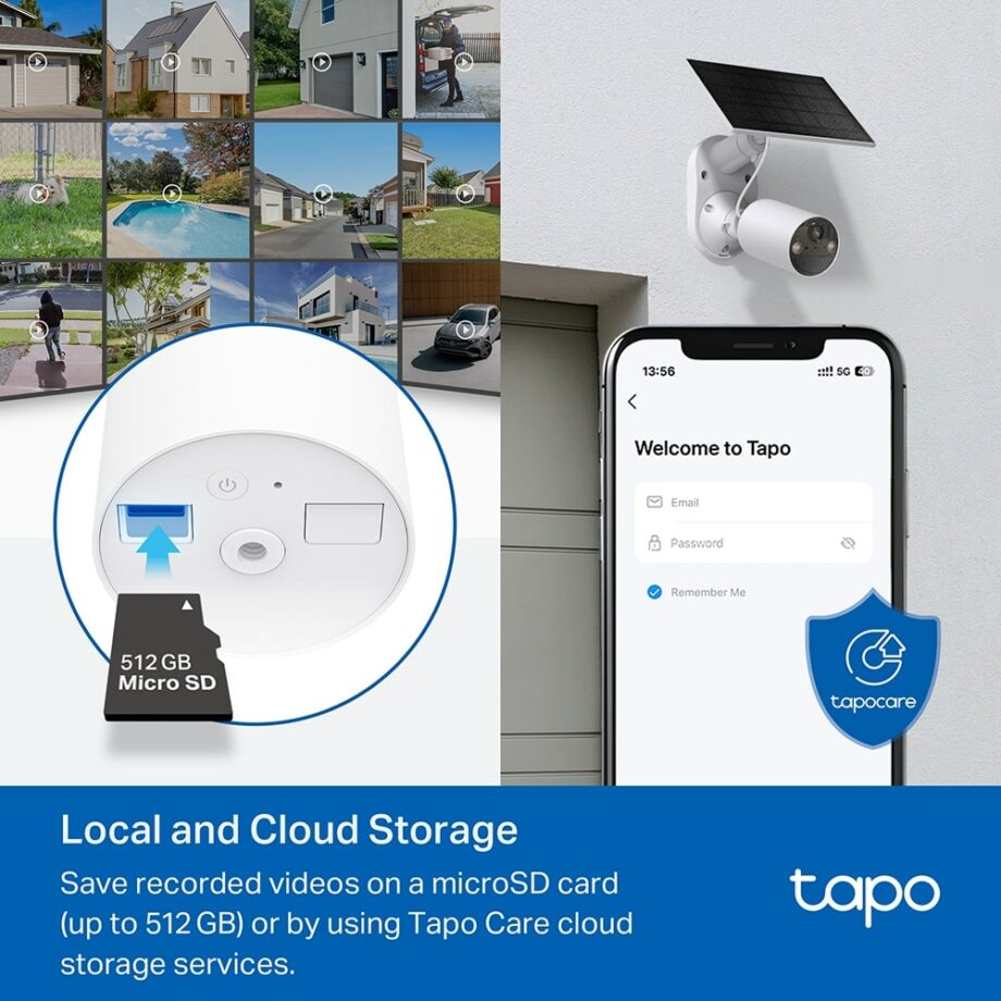 TP-Link Tapo C410 KIT 2K Solar-Powered Security Camera Kit