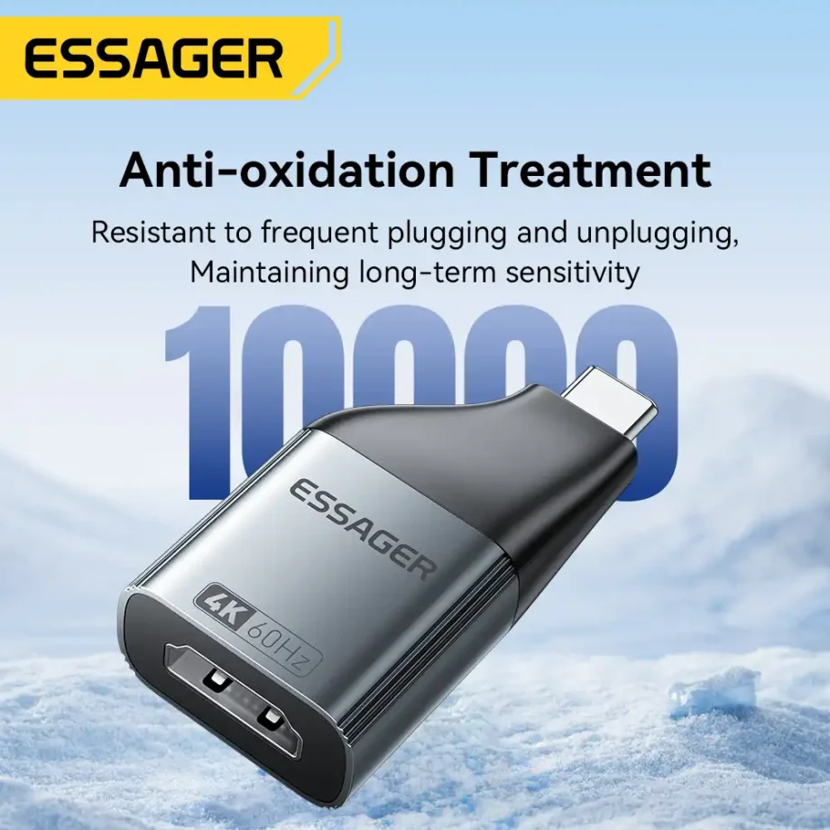 Essager USB Type C to DisplayPort 8K@60Hz Adapter