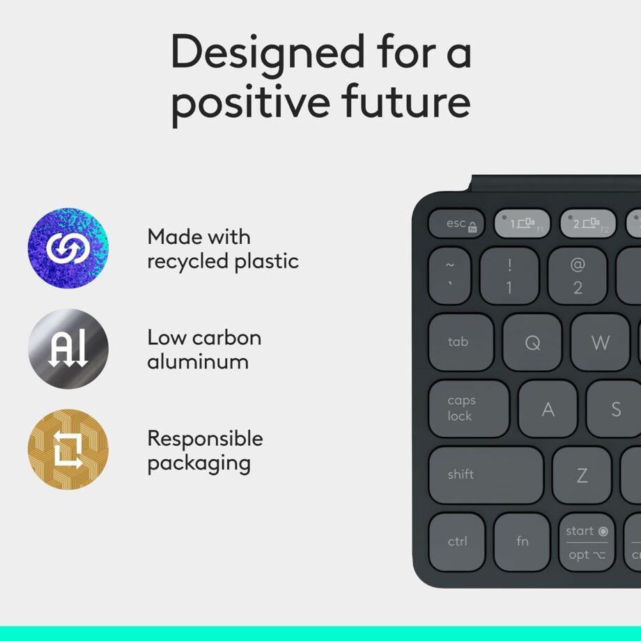 Logitech Keys-to-GO 2 Portable Bluetooth Tablet Keyboard with Built-in Cover