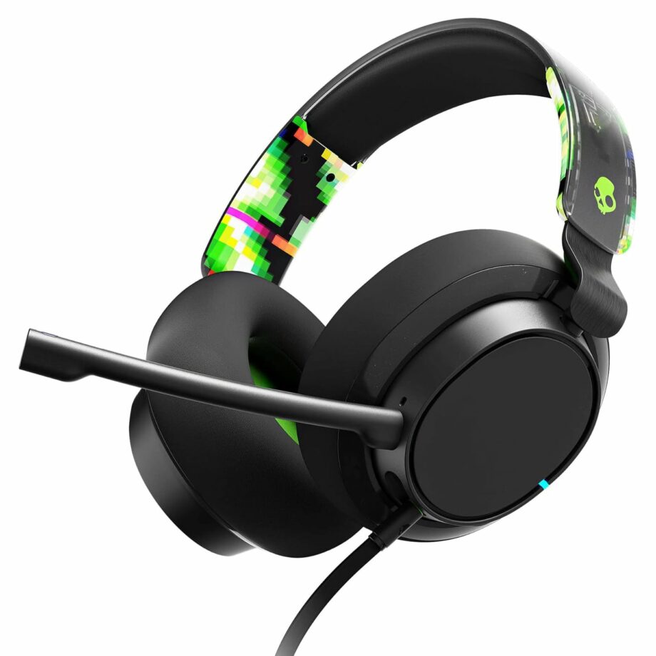 Skullcandy SLYR Pro Multi-Platform Over-Ear Wired Gaming Headset - Green Digi-Hype