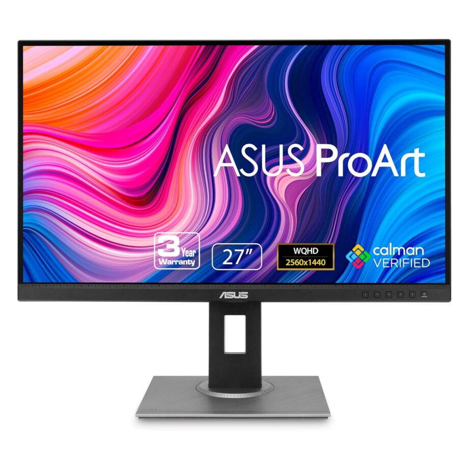 Asus ProArt PA278QV 27'' IPS 2K (2560X1440) 75Hz, 100% sRGB ,Fully Adjustable Stand, Built in Speakers Professional Monitor