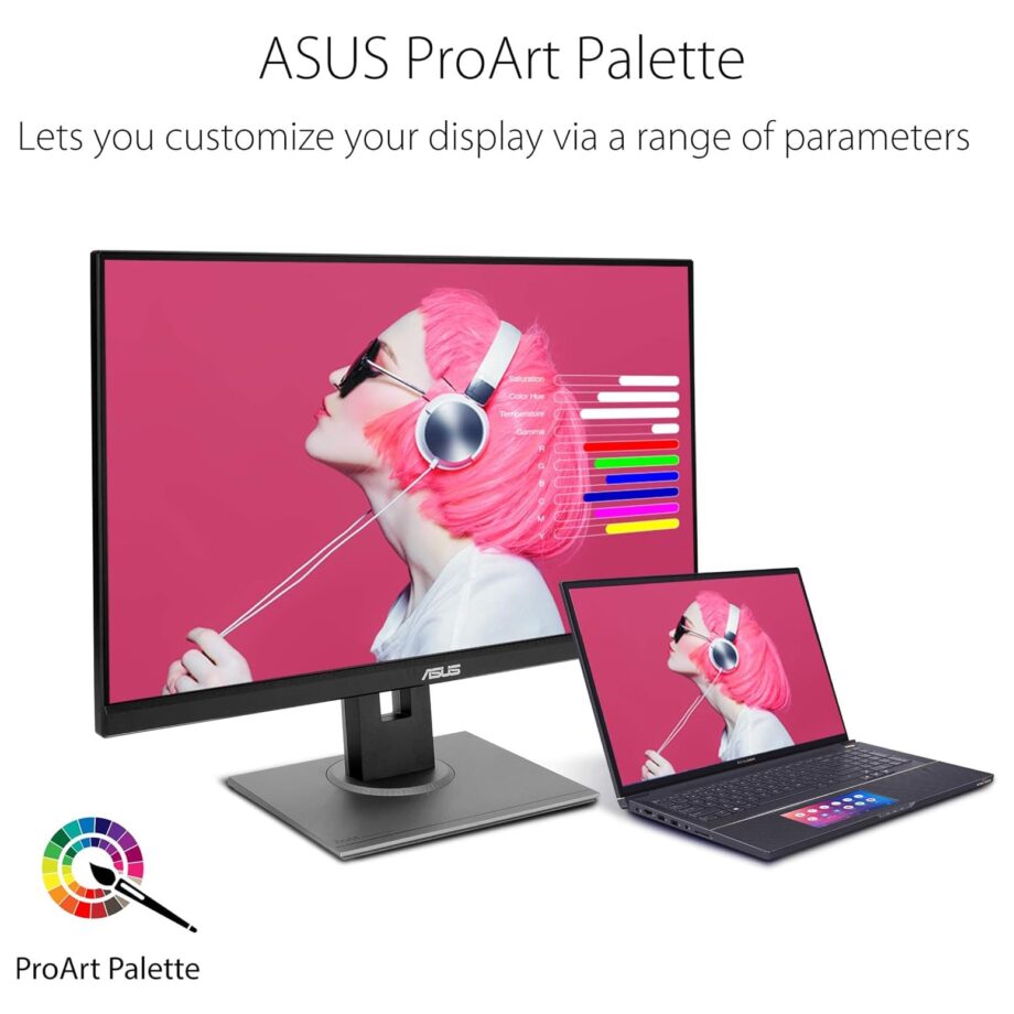 Asus ProArt PA278QV 27'' IPS 2K (2560X1440) 75Hz, 100% sRGB ,Fully Adjustable Stand, Built in Speakers Professional Monitor