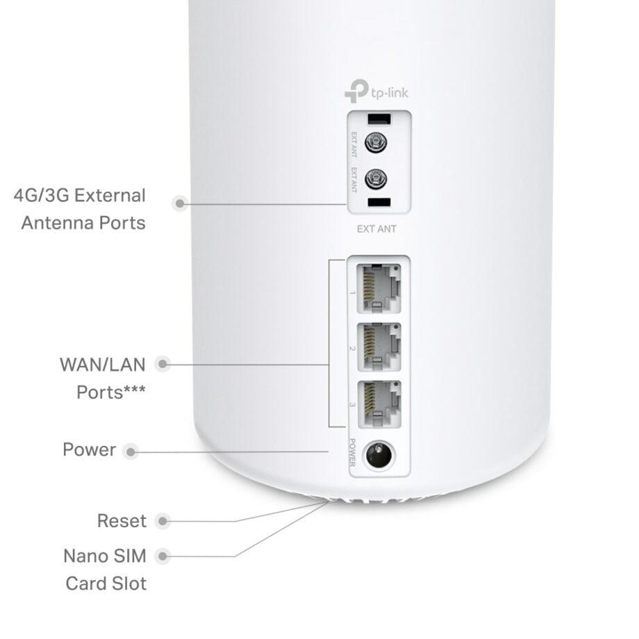 TP-Link Deco X10-4G 4G+ AX1500 Whole Home Mesh WiFi 6 Gateway