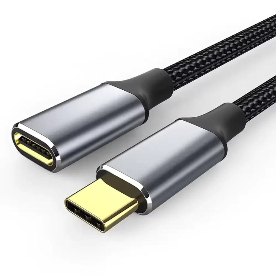 USB C 3.2 10Gbps 100W Male to Female Extension Cable - 2M