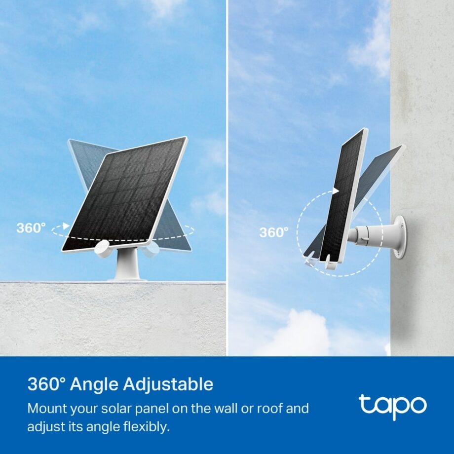 TP-Link Tapo A200 Solar Panel (Compatible with Tapo MagCam C425, Tapo C420, and Tapo C400)